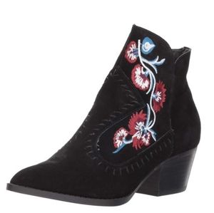 Carlos Santana Vivien Embroidered Booties
